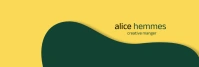 Yellow Joyful Simple Linkedin Banner template