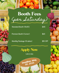 Yellow Summer Farmer's Market Instagram Portrait Template - Page 4