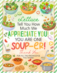 Gul Teacher Appreciation 传单(美国信函) Template