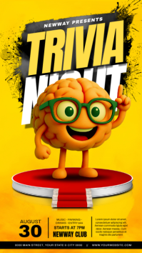 Yellow Trivia Night Event Instagram Story Template