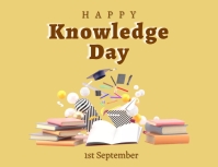 Knowledge Flier Blue Knowledge Day Flyer Template | PosterMyWall