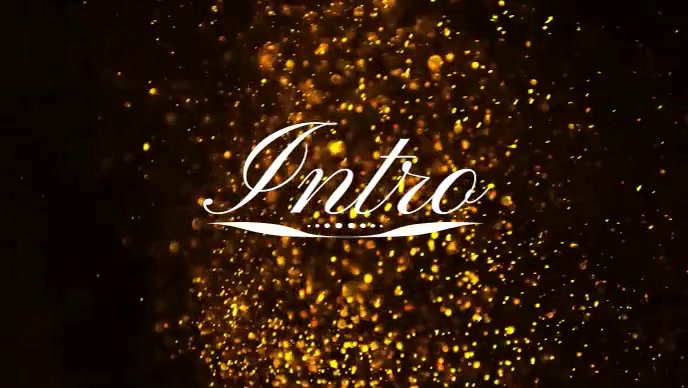 YELLOW LIGHT INTRO YouTube Thumbnail template