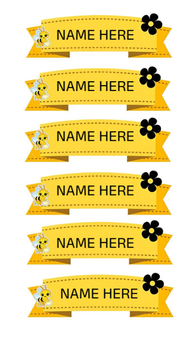 Yellow List-based Classroom Name List Label Template  Instagram Story