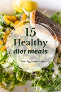 Yellow List-based Cream Beige Simple Healthy Food Pin Graphic Pinterest Graphic Pinterest-afbeelding template