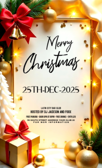 Yellow Maximalist Christmas Party Us Legal template