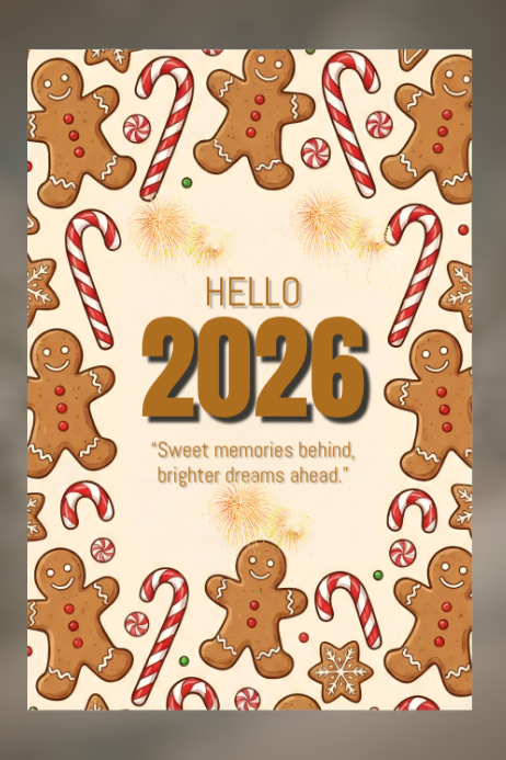 Yellow Maximalist Hello 2026 Poster Template PosterMyWall yellow-maximalist-hello-2026-poster-template-postermywall