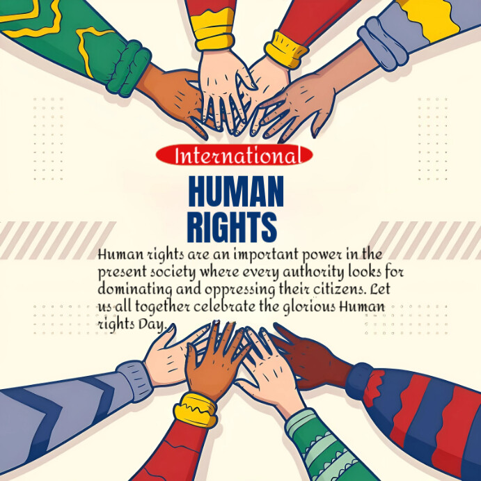 Human Rights Yellow Yellow Maximalist International Human Rights Day. December 10th ...