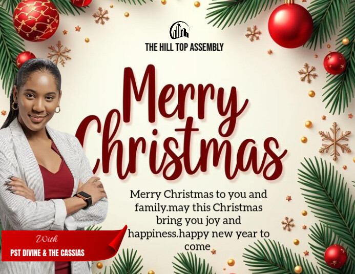 Copy of Yellow Maximalist Merry Christmas Flyer (us Letter) | PosterMyWall