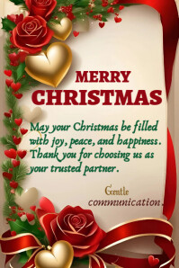 Yellow Maximalist Merry Christmas Pinterest Graphic template