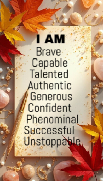 Yellow Maximalist Self Confidence Business Card template