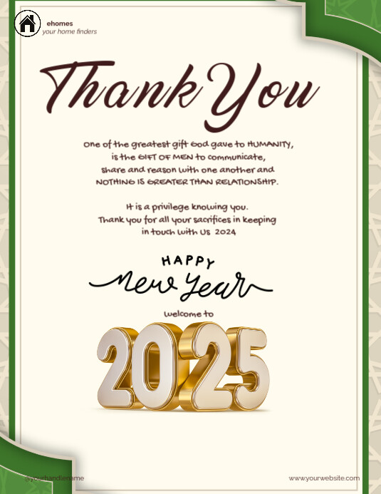Yellow Maximalist Thank You For 2024 Welcome To 2025 Happy New Year V2 ...