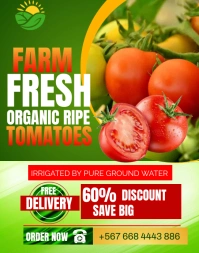 Yellow Maximalist Tomato  Poster/wallboard template