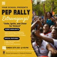 yellow Maximalist Yellow Pep Rally Instagram template
