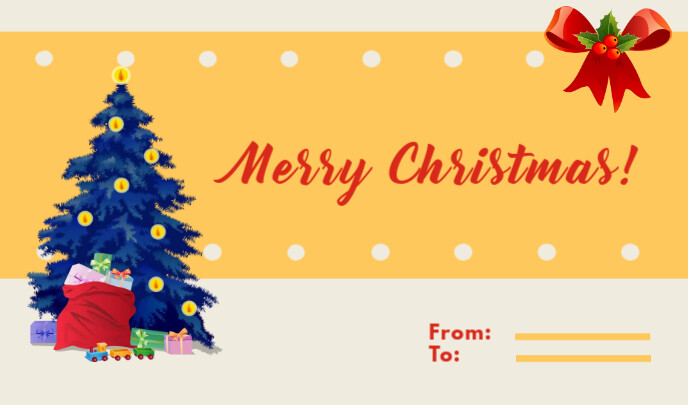 Copy Of Yellow Merry Christmas Card PosterMyWall copy-of-yellow-merry-christmas-card-postermywall