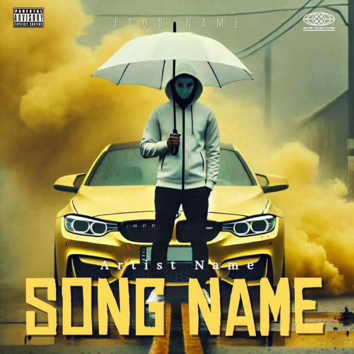 Yellow Mixtape Album Cover Template | PosterMyWall