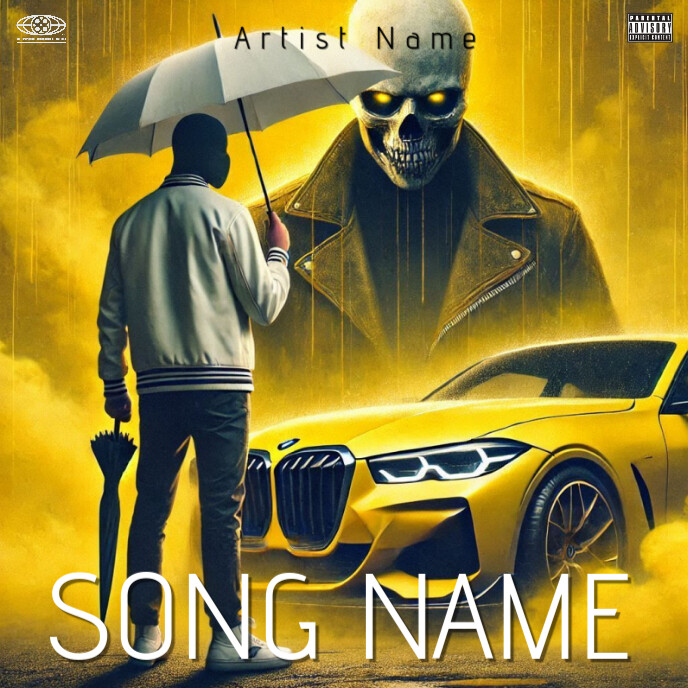 Yellow Mixtape Album Cover Template | PosterMyWall