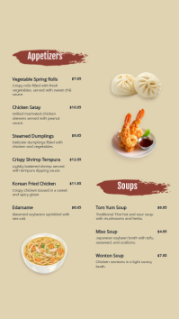 Yellow Asian Cuisine Menu Instagram Story Template - Page 2