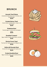 Yellow Cafe Menu A4 Template - Page 3