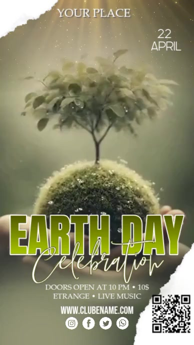 Earth Day Celebration Template | PosterMyWall