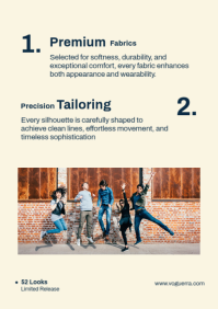 Yellow Fashion Lookbook A3 Template - Page 4