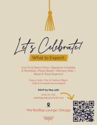 Yellow Graduation Party Flyer Template - Page 2