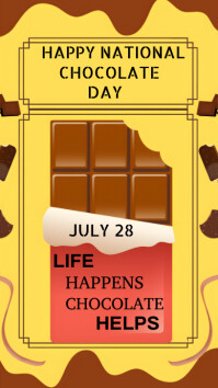 6.25K+ Free Facebook Story Templates for 'National milk chocolate day 2024' | PosterMyWall