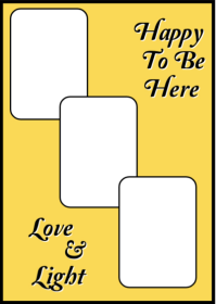 Yellow Modern & Minimal Positive Affirmation A6 template