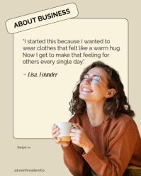 Желтый Small Business Introduction Instagram Portrait Template - Page 4
