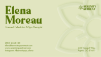 Yellow Spa and Wellness 名片 Template - Page 2