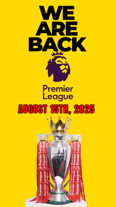 Yellow Modern & Minimal This Image Is A Vibrant And Direct Poster Announcing The Return Of The Premi Instagram Story template
