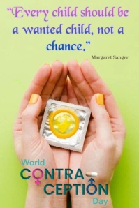 Yellow Modern & Minimal This Is An Educational Or Awareness Poster For World Contraception Day Pinte Grafik Pinterest template