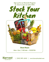 Yellow Weekly Grocery Deals Instagram Portrait Template - Page 5