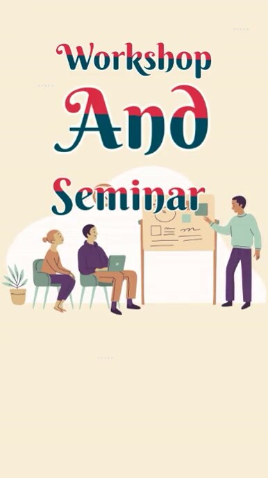 Yellow Modern & Minimal Workshop Training And Seminar Template Instagram Reel