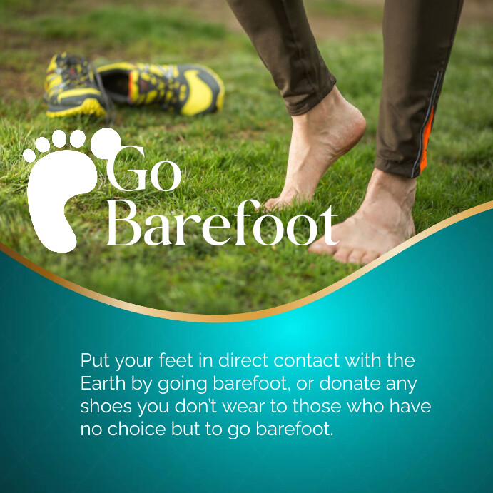Yellow Modern & Minimal National Go Barefoot template