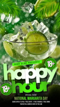 Yellow National Margarita Day Indaba yaku-Instagram Template