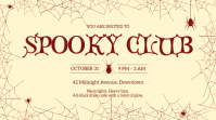 Giallo Halloween Party Digital Display Template - Page 1