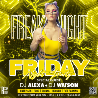 Yellow Night Party Isikwele Template