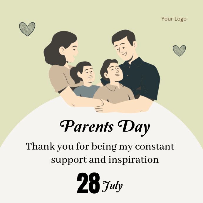 Plantilla de Yellow Parents Day Instagram Post | PosterMyWall