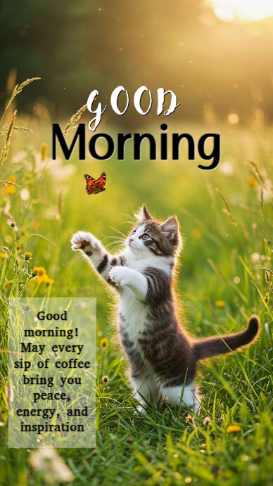 Yellow Pastel Good Morning  Whatsapp Status template