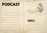 Amarillo Podcast Postcard Postcard Template