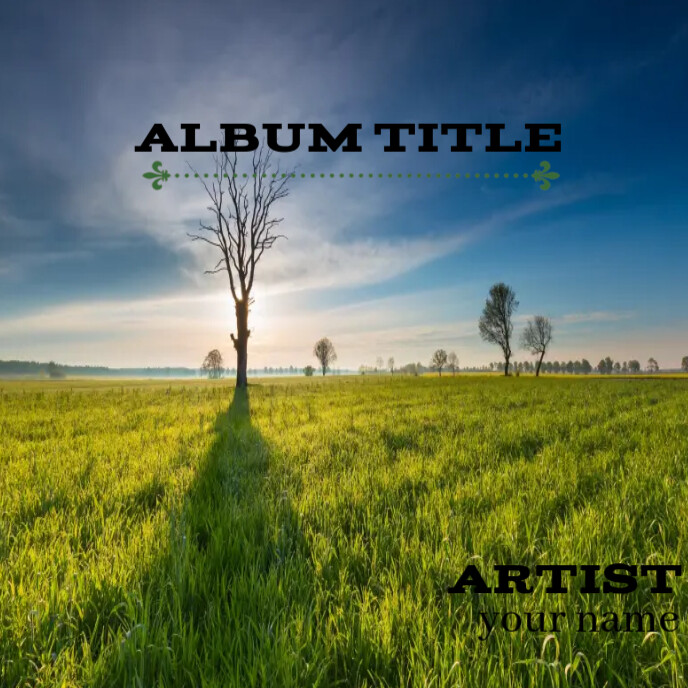 Yellow Professional Album Cover Album Cover Template | PosterMyWall