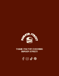 สีเหลือง Burger Menu Flyer Template - Page 5