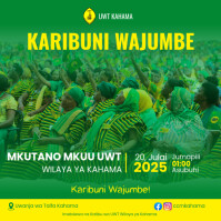 Yellow Professional Ccm, Tanzania Politics, Politics, Meeting, Welcoming Instagram Post template