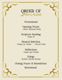 Yellow Celebration of Life ใบปลิว Template - Page 3