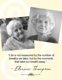 Yellow Celebration of Life ใบปลิว Template - Page 5