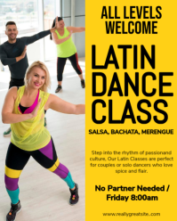 Yellow Professional Dance Instagram Portrait template