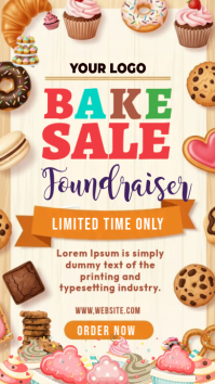 Yellow Professional  Dessert Sale Instagram Story template