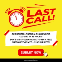 Yellow Professional Don’t Miss Out Instagram Post template