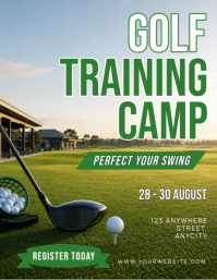 Gelb Golf Training Camp Volante Template
