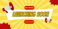 Yellow Professional Launching Soon Announceme template